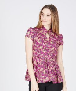 Peplum Batik untuk Siluet Feminin. Dok. (Istimewa)