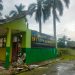 Kondisi bangunan SMPN 2 Cikuesal dengan kondisi memprihatinkan