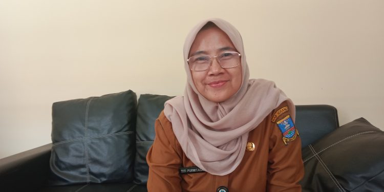 Kabid Perdagangan Diskoumperindag Kabupaten Serang Titi Purwitasari. Dok(Walan.id)