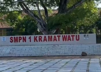 Halaman Sekolah SMPN 1 Kramatwatu, Kabupaten Serang. Dok. (Istimewa)