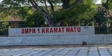Halaman Sekolah SMPN 1 Kramatwatu, Kabupaten Serang. Dok. (Istimewa)
