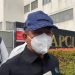 Menteri LH Hanif Faisol Nurofiq usai mendekontaminasi Terkait Sumber Radioaktif di Kawasan Modern Cikande Serang. Dok. (Nurlan)