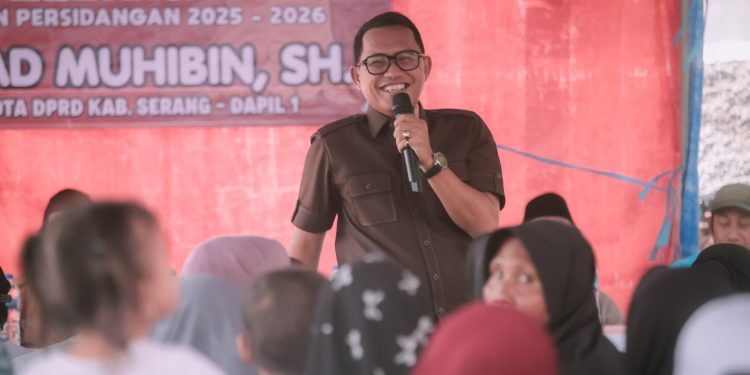 Ketua Fraksi Partai Gerindra Ahmad Muhibbin yang sekaligus menjabat anggota DPRD Kabupaten Serang. Dok. (Ist)