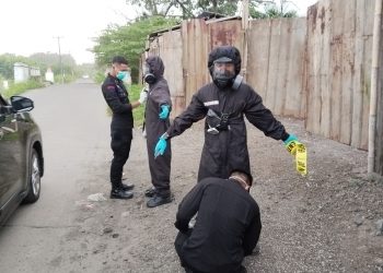Gegana Polri Lokalisir paparan radioaktif di Kawasan Industri Modern Cikande. dok. (Walah.id)