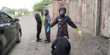 Gegana Polri Lokalisir paparan radioaktif di Kawasan Industri Modern Cikande. dok. (Walah.id)