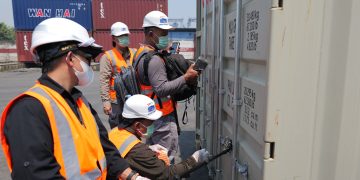 Badan Pengawas Tenaga Nuklir Lakukan Investigasi Kontainer Terindikasi Radioaktif di Pelabuhan Tanjung Priok. dok (Bapeten)
