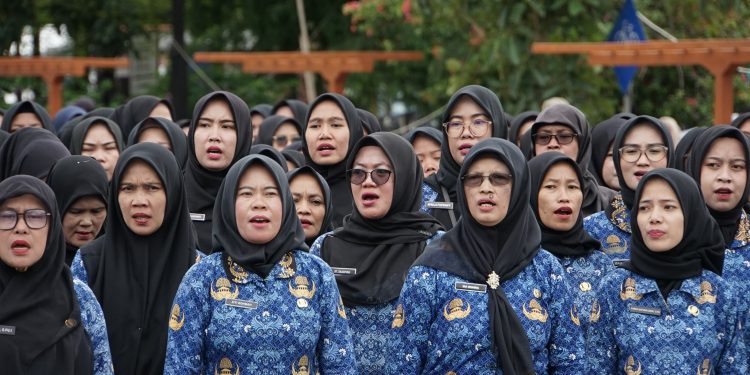 Ribuan PPPK di Lingkungan Pemerintah Kabupaten Serang dilantik. dok. (Istimewa)