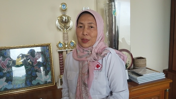 Kepala Bidang Pelayanan Kesehatan Dinkes Kabupaten Serang Melly Siltina