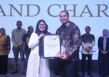 Walikota Serang Budi Rustandi Terima penganugerahan Ekbispar Award 2026 sebagai Kepala Daerah inovatif dalam mendorong penataan kota. Dok. (Ist)