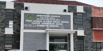 Kantor Pusat Pelayanan Haji dan Umroh Terpadu Kabupaten Serang. Dok. (Nurlan)