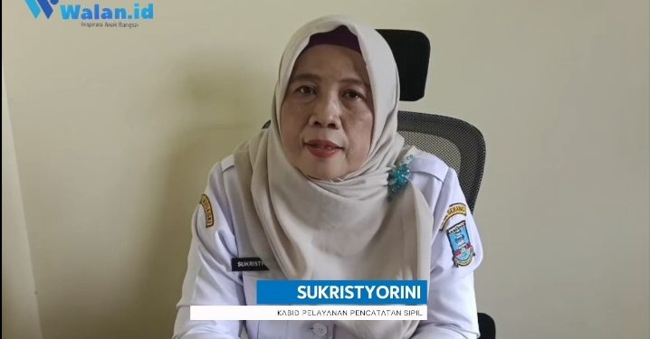 Kepala Bidang Pelayanan Pencatatan Sipil Sukristyorini. Dok. (Nurlan)