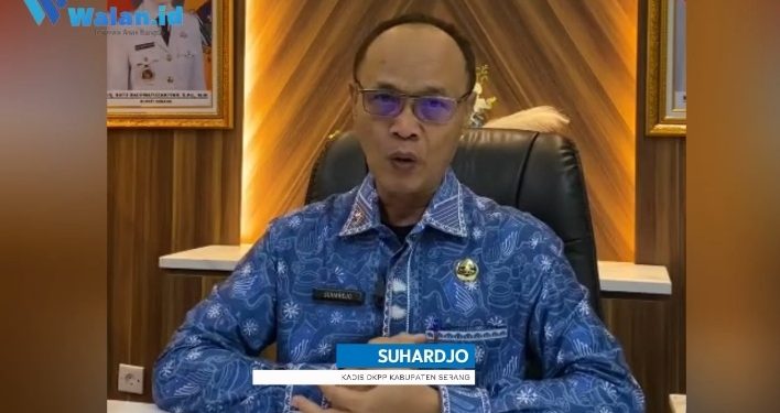 Kepala Dinas Ketahanan pangan dan Pertanian Kabupaten Serang Suhardjo. Dok. (Nurlan)