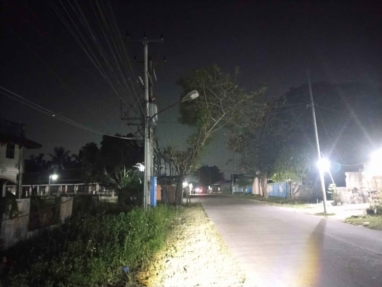 Kondisi PJU mati di Jalan Carenang - warung selikur. Dok. (Nurlan)