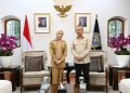 Bupati Serang Ratu Rachmatuzakiyah menemui Menhub RI Dudy Purwangandhy dok. (Istimewa)