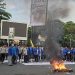 Aksi Mahasiswa menggelar Aksi Demontrasi di Perempatan Ciceri Kota Serang. Dok (Ist)