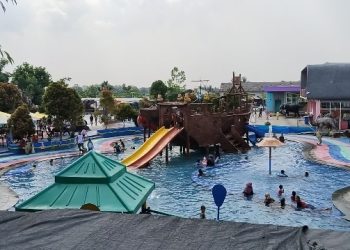 Kondisi penurunan pengunjung di Wisata Binuang Waterpark. Dok. (Nurlan)