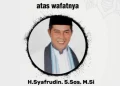 Mantan Walikota Serang Syafrudin Periode 2018-2023 dikabarkan Meninggal Dunia. Dok. (Istimewa)
