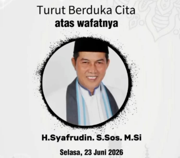 Mantan Walikota Serang Syafrudin Periode 2018-2023 dikabarkan Meninggal Dunia. Dok. (Istimewa)