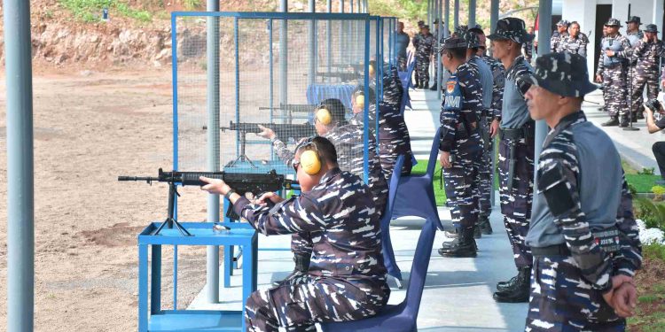 Lapangan Tembak "Pangeran Aryadillah" milik Pangkalan TNI Angkatan Laut (Lanal) Banten Diresmikan. Dok. (Istimewa).