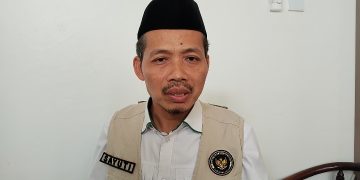 Kepala Seksi Bina dan Pengendalian Haji dan Umrah Kabupaten Serang, H. Sayuti. Dok. (Nurlan)
