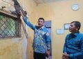 Sekda Kabupaten Serang Zaldi Dhuhana saat meninjau kantor BPBD di Taman Sari Kota Serang.
