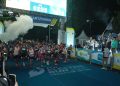 Para peserta memadati garis start saat flag off PLN Electric Run 2025 di kawasan Indonesia Convention Exhibition (ICE) Bumi Serpong Damai, Tangerang tahun 2025. Dok. (Ist)
