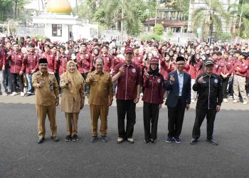 Pelepasan KKM Mahasiswa UNIBA di Pendopo Kabupaten Serang. Dok. (Ist)