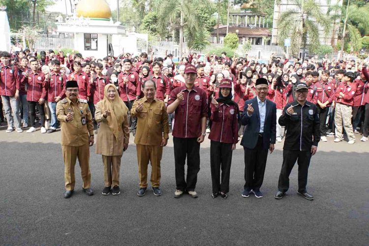 Pelepasan KKM Mahasiswa UNIBA di Pendopo Kabupaten Serang. Dok. (Ist)