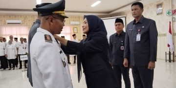 Bupati Serang Ratu Rachmatuzakiyah Lantik Eselon III. Dok. (Nurlan)