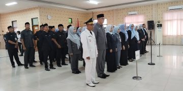 21 Pejabat yang dilantik Bupati Serang Ratu Rachmatuzakiyah. Dok (Nurlan)