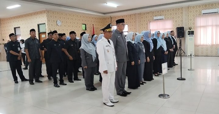21 Pejabat yang dilantik Bupati Serang Ratu Rachmatuzakiyah. Dok (Nurlan)
