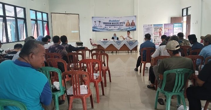 Bapenda Kabupaten Serang Gelar Sosialisasi Program Warung BPHTB. Dok. (Nurlan)