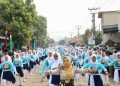 4500 Warga Ikuti Tari Kolosal di Kecamatan Padarincang Kabupaten Serang. Dok. (Ist)