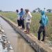 Kepala Bidang Prasarana Pertanian monitoring rehabilitasi jaringan irigasi tersier di wilayah kecamatan pontang. Dok. (Ist)