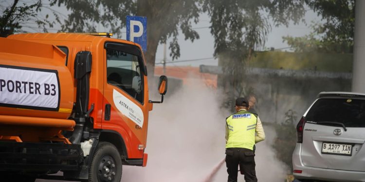 Astra Tol Tangerang-Merak Gelar Simulasi Kesiapsiagaan Tanggap Darurat. Dok. (Ist)