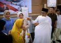 Gubernur Banten Andra Soni meninjau pelaksanaan CKG di Universitas Faletehan, Kecamatan Kramatwatu, Kabupaten Serang, Sabtu 5 September 2026. Dok. (Ist)