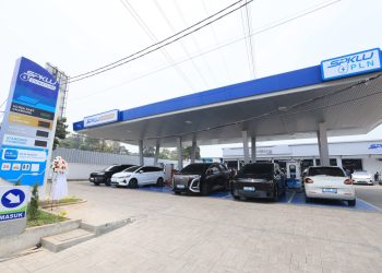Tampak depan SPKLU Signature Andara yang berada di Cinere, Depok. Fasilitas ini menjadi SPKLU ke-5.081 dan SPKLU Signature keempat yang dioperasikan PLN. Dok. (Ist)