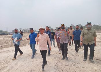 Mendes Yandri Susanto  sidak galian c di Kragilan Kabupaten Serang, Banten. Dok (ist)