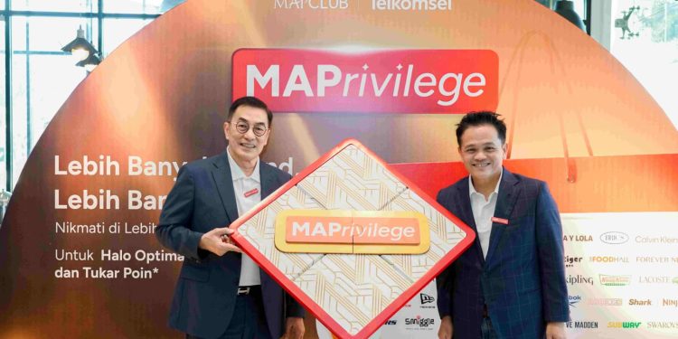 Telkomsel dan PT Mitra Adiperkasa Tbk (MAP) berkolaborasi menghadirkan penawaran gaya hidup terkurasi dari ekosistem ritel MAP bagi pelanggan yang memenuhi kriteria melalui MyTelkomsel. Dok. (Ist)