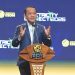 Menteri Energi dan Sumber Daya Mineral (ESDM), Bahlil Lahadalia, dalam sambutannya pada pembukaan agenda Electricity Connect 2026 di ICE BSD City, Selasa (22/9).