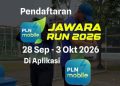 Pendaftaran event akbar PLN Mobile Jawara Run 2026 segera dibuka pada 28 September hingga 3 Oktober 2026. Dok (ist)