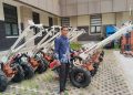 DKPP Kabupaten Serang Salurkan Bantuan Alsintan Traktor dan Mesin Rumput Kepada Kelompok Tani. Dok. (Nurlan)