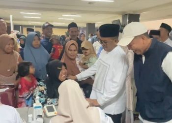 Gubernur Banten Andra Soni terus memantau pelaksanaan Program CKG. Dok. (Nurlan)