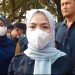 Bupati Serang Ratu Rachamtuzakiyah usai melakukan pemantauan dan pengawasan terhadap situasi aktivitas erupsi gunung anak krakatau. Dok. (Ist)
