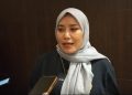 Anggota DPRD Fraksi PAN Desi Ferawati sekaligus menjabat bendahara Karang Taruna Kabupaten Serang. Dok. (Nurlan)