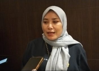 Anggota DPRD Fraksi PAN Desi Ferawati sekaligus menjabat bendahara Karang Taruna Kabupaten Serang. Dok. (Nurlan)