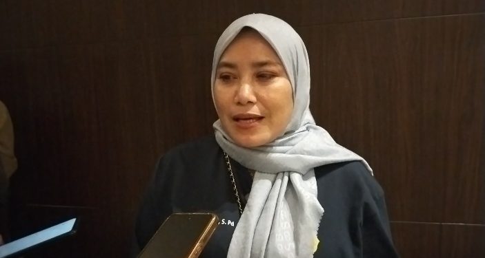 Anggota DPRD Fraksi PAN Desi Ferawati sekaligus menjabat bendahara Karang Taruna Kabupaten Serang. Dok. (Nurlan)