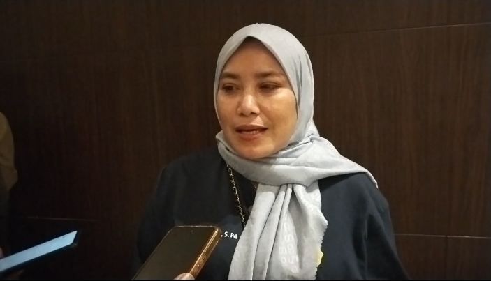 Anggota DPRD Fraksi PAN Desi Ferawati sekaligus menjabat bendahara Karang Taruna Kabupaten Serang. Dok. (Nurlan)