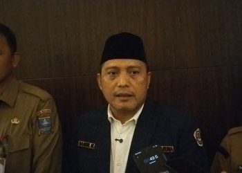 Ketua Karang Taruna Kabupaten Serang Bahrul Ulum, usai menggelar Rakerda. Dok (Nurlan)