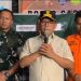 Gubernur Banten Andra Soni dan Tim SAR Gabungan saat menggelar konferensi pers terkait pencarian 8 orang yang belum diketemukan. Dok. (Ist)